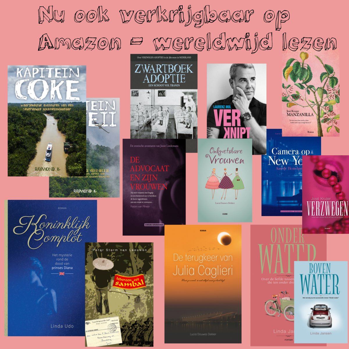 Voor Nederlandse lezers in het buitenland deze boeken op Amazon